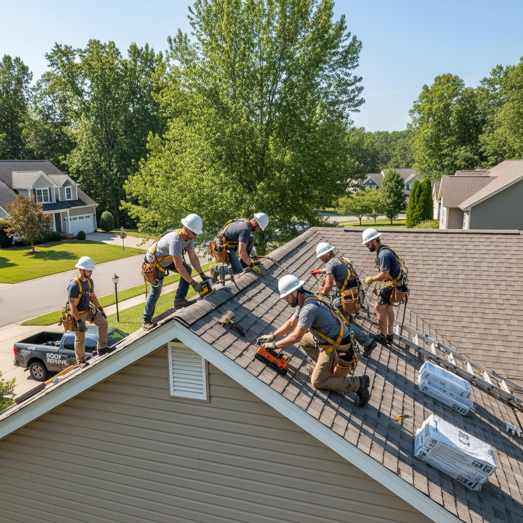 Roofing company — lead generation case study